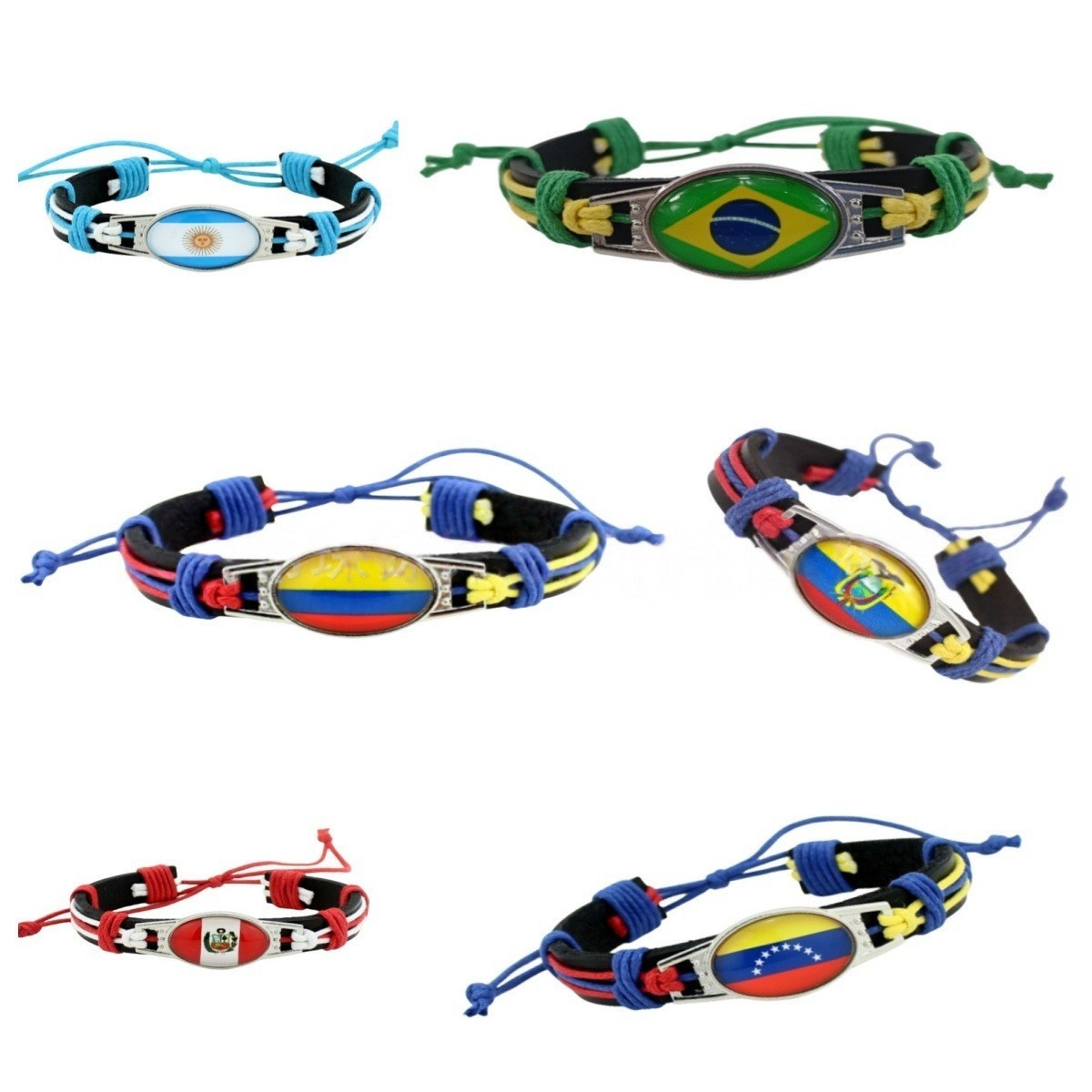 Ethnic Fashion Logo - Bracciale in vera pelle intrecciata con