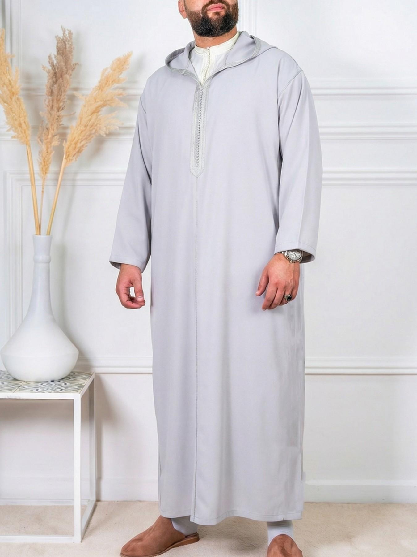 Ethnic Gown - Abito Lungo con Cappuccio per Uomo