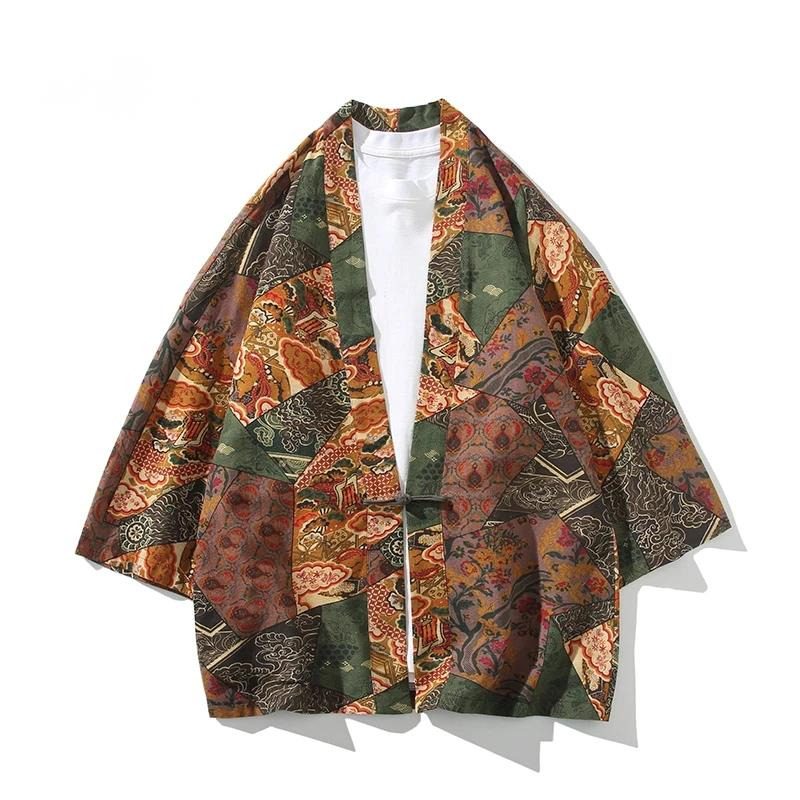 Ethnic Fashion Men - Stampa stile etnico Yukata Uomo Donna