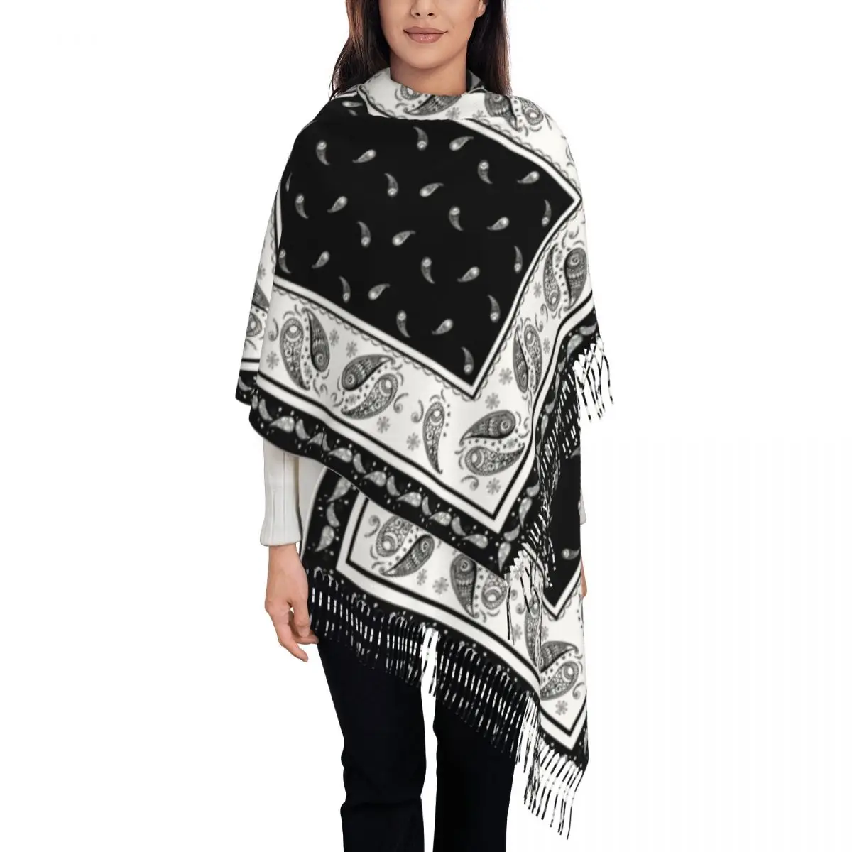 Go Ethnic Fashion - Sciarpa Bandana Paisley stile etnico bohemien