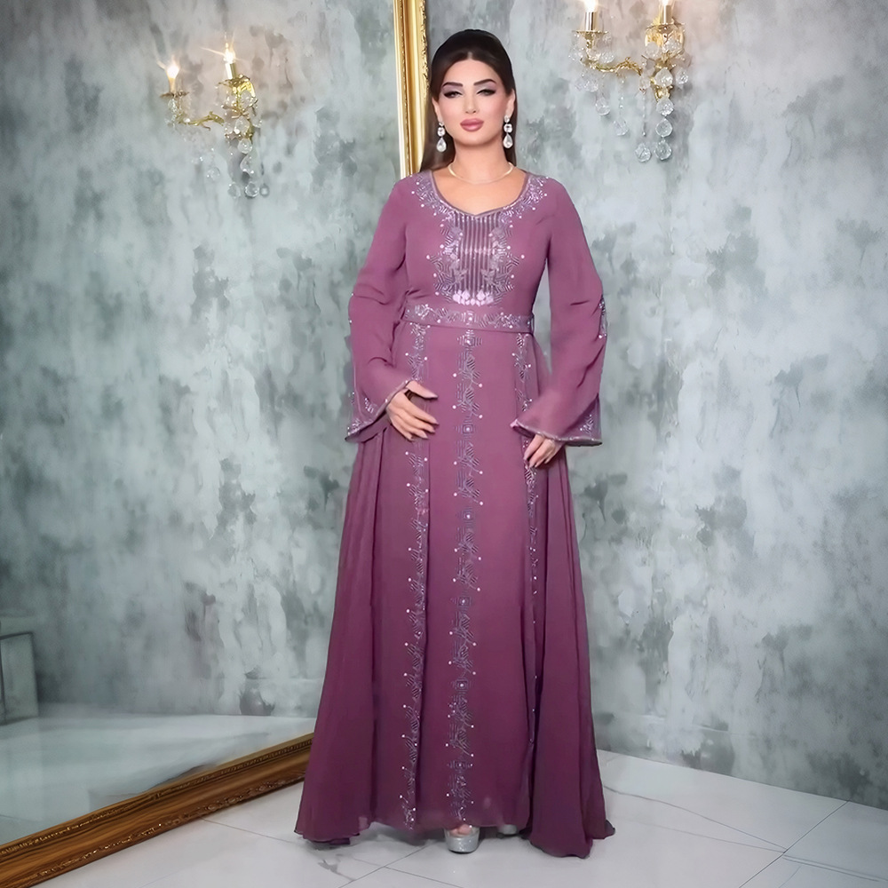 2025 Abaya Per Le Donne Dubai  - Ethnic Gown recensione e prezzo