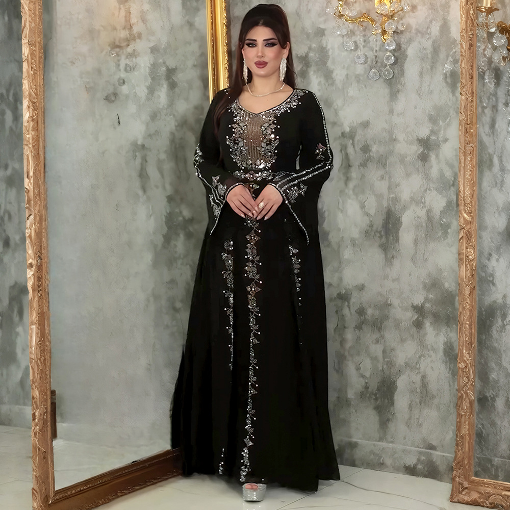 2025 Abaya Per Le Donne Dubai  - Ethnic Gown recensione e prezzo