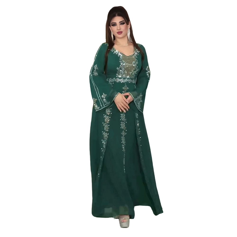 2025 Abaya Per Le Donne Dubai  - Ethnic Gown recensione e prezzo